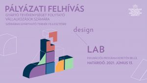 Pályázati felhívás gyártók és designipari tervezők számára