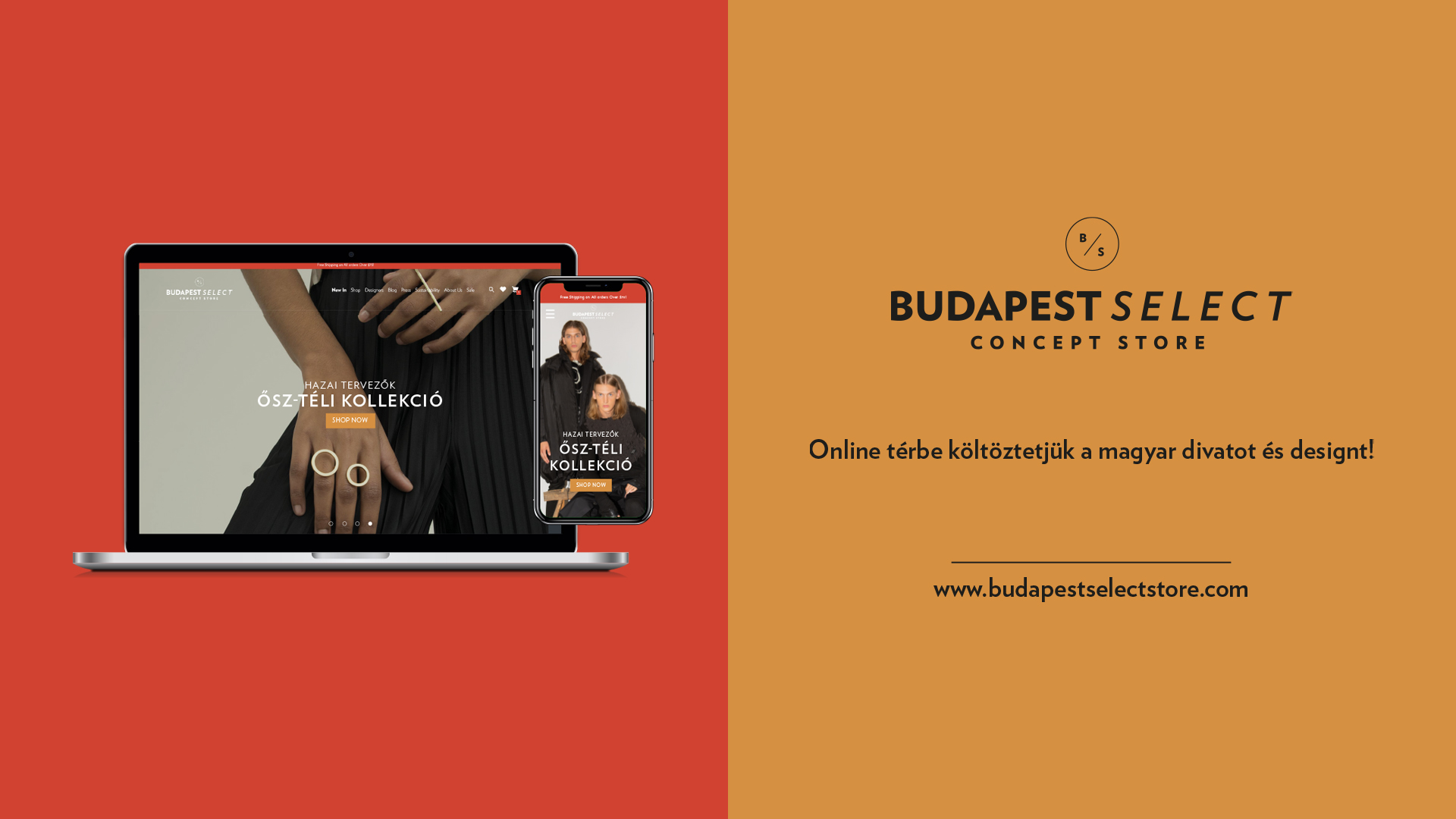 Divat és designtermékek egy kattintásra – elindult a Budapest Select Concept Store