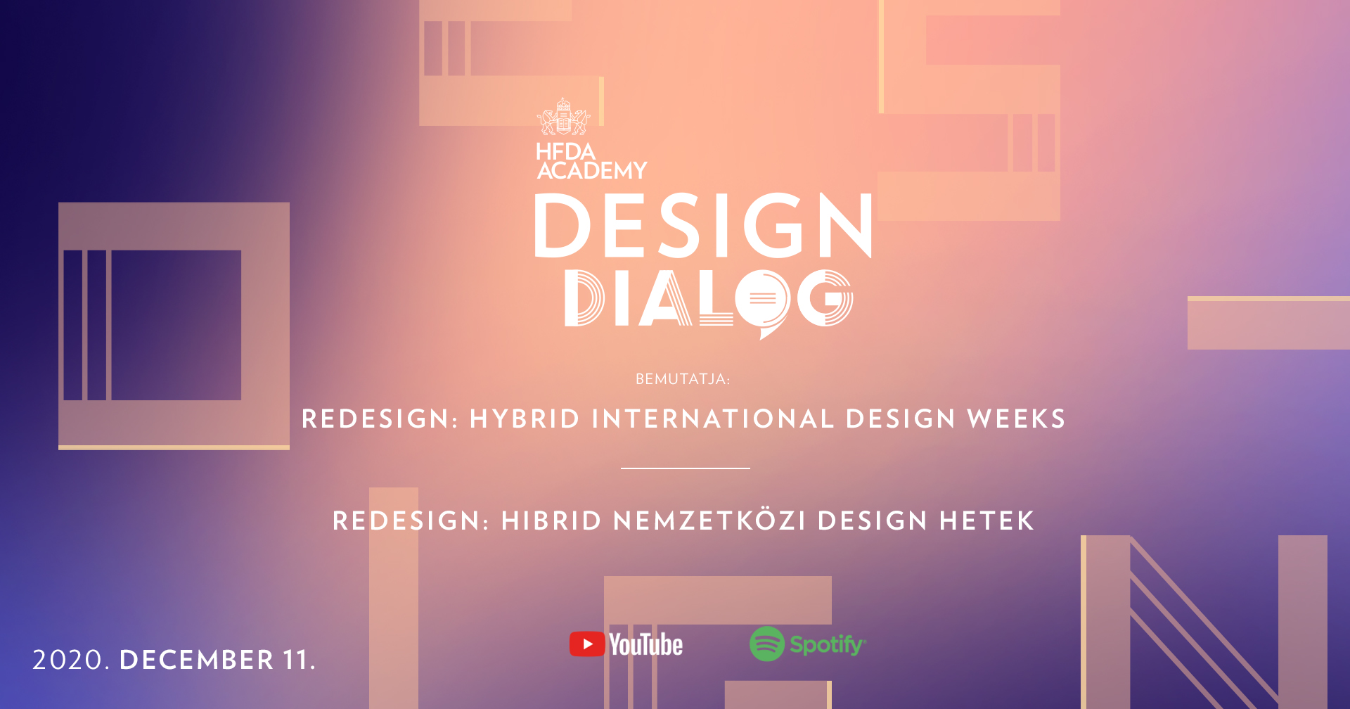 design DIALOG - Redesign: hybrid international design weeks