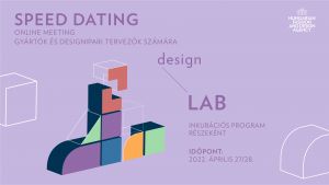 Speed Dating online találkozó designipari gyártók és tervezők számára