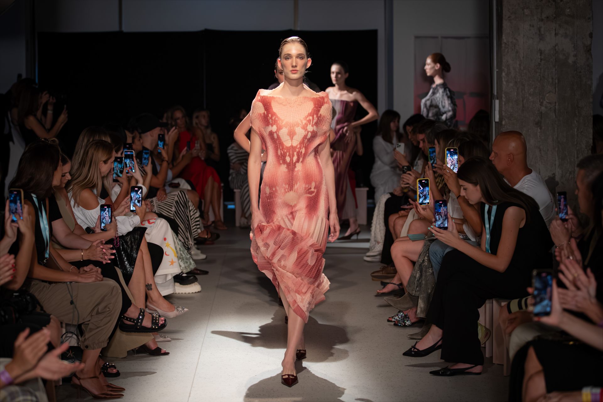 Young Designers Showcased Among Contemporary Paintings