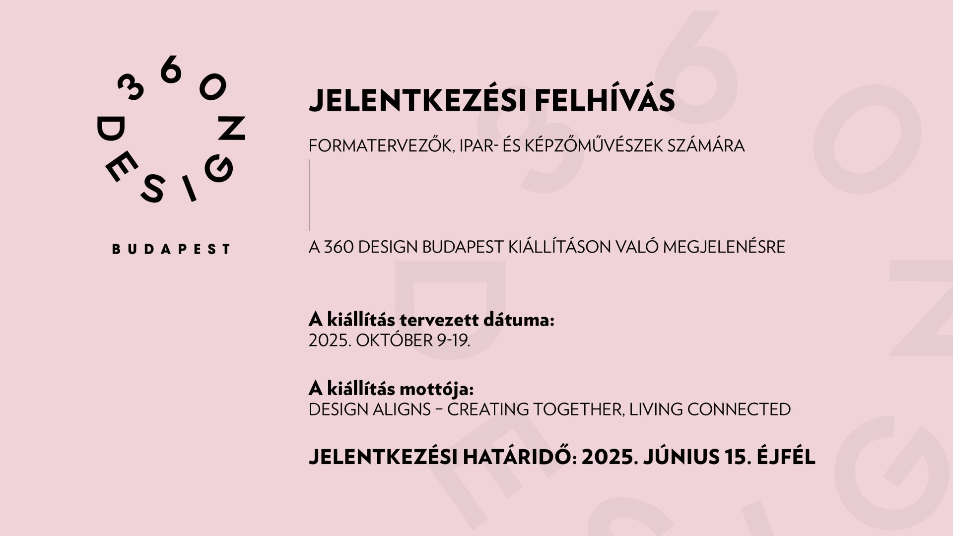 Reflektorfényben a régió designja: már lehet jelentkezni a 360 Design Budapestre